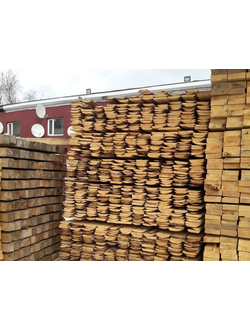 Нестроганная доска обрезная 40х150х6000 мм 2 сорт хвойная (ель, сосна)  естественной влажности