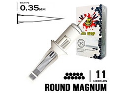11RM/0,35 mm - Round Magnum "BIG-WASP" (STANDARD WHITE)