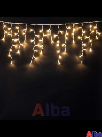 Бахрома 5*0.9 м НЕБЕСНО-ГОЛУБОЙ, постоянное свечение IP65