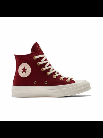 Converse Valentines Day высокие красные с сердечками A03931C