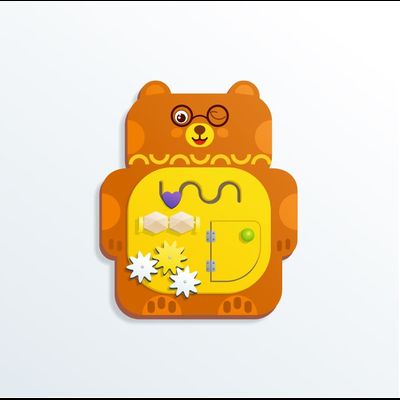 Настенный бизиборд «Медведь»