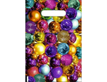 Пакет вырубной ручкой 20*30-30мкм Елочные шары НГ /100