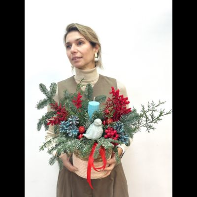 Новогодняя композиция № 1186