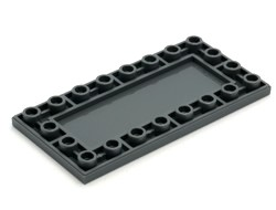 Tile, Modified 4 x 8 Inverted with Studs on Edges, Dark Bluish Gray (83496 6471318)