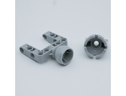 !АНАЛОГ! AN_SSP8 Комплект 4 шт 92910 Steering Ball Joint Large Open with C-Shape Pivot Frame + 92911 Steering Ball Joint Large Receptacle (АНАЛОГ СaDa), Light Bluish Gray / 4 шт.