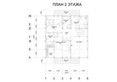 Фахверковый дом 220 м2 со вторым светом