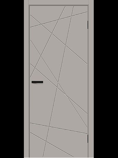 Дверь винил Граффити-5 Grey Pro