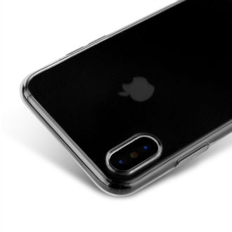 Силиконовый чехол для iPhone X/Xs прозрачный