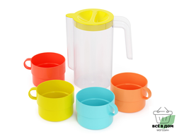 Набор "Турист" кувшин+4 кружки