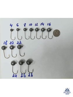 Джиг-головка Шар 14гр (крючок Eagle CLAW)