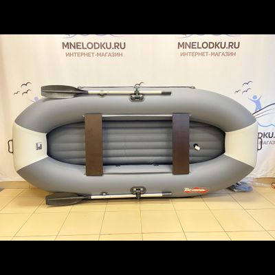 Надувная лодка Таймень LX 290 НД графит/светло-серый