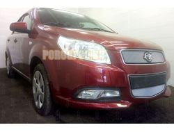 Защита радиатора Ravon Nexia R3 2016- chrome верх