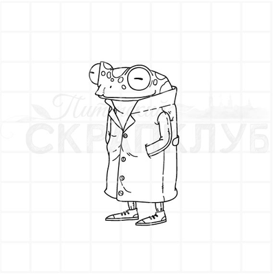 ФП штамп "Лягушка шпион"