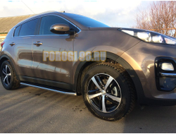 Пороги на Kia Sportage (2018-2021) Premium