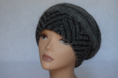 Vizio Италия берет 5854 темносерый антрацит цвет 8 фото