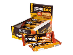 (BOMBBAR) Protein Bar - (70 гр) - (ореховый кофе раф)