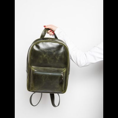 Женский кожаный рюкзак Albiate dark green (арт. 
3103-11)