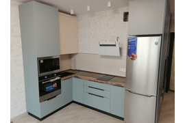 Кухня зеленая