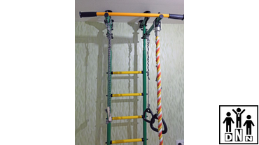 Домашний спортивный комплекс ROMANA пристенный с регулировкой зеленый