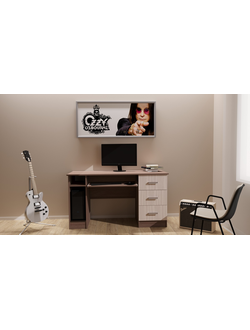 Стол письменный ПКС-4 Ясень шимо (Памир)