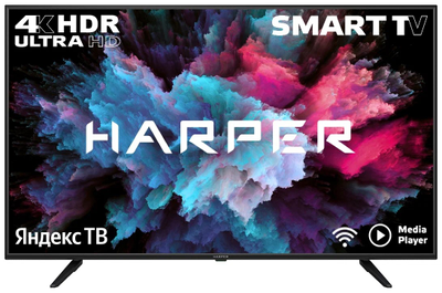 Телевизор Harper 65U660TS, 65"  4K  Smart TV  Черный