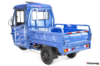 Грузовой электротрицикл Rutrike КАРГО Кабина обогрев 1500 60V1000W синий