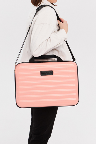 Пластиковый кейс для ноутбука 15.6 - 16 дюймов Optimum, розовый