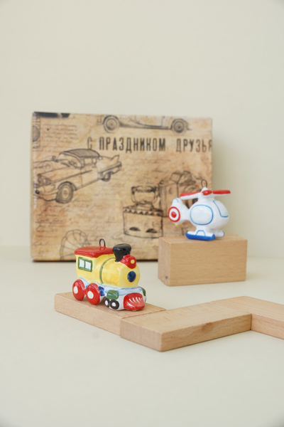 Комплект ёлочных игрушек "Транспорт"