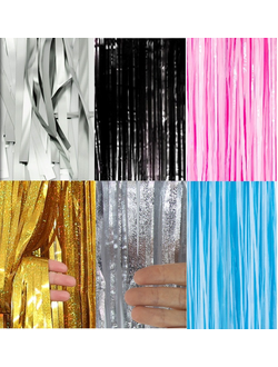 Занавес Дождик, 100*200 см, МИКС