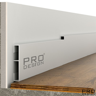 Вставка плинтус 1965 для плинтуса Pro Design 2,7 м.п. (12х80 мм) Анодированный