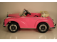 МОТЯ БЕГЕМОТ- Детский электромобиль Mercedes-Benz 300S розовый для детей от года до 6 лет с резиновы