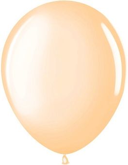 Шар (12&#039;&#039;/30 см)Персиковый, металлик,100 шт.