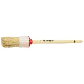 Кисть круглая №20 (65 мм), натуральная щетина, деревянная ручка MTX
