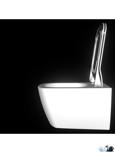 Унитаз-биде Creavit Elegant Rim-Off EG321.00000 подвесной, безободковый квадратная форма