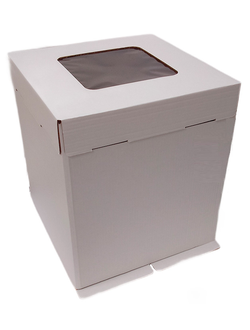 Коробка для торта с/о (белая), 360*360*400мм