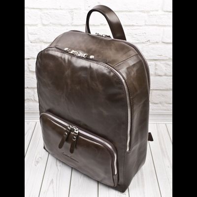 Женский кожаный рюкзак Vicenza Premium brown (арт. 
3105-52)
