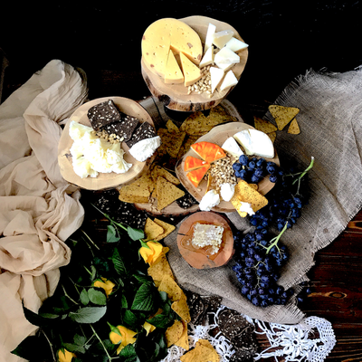 подставка из дуба тройная