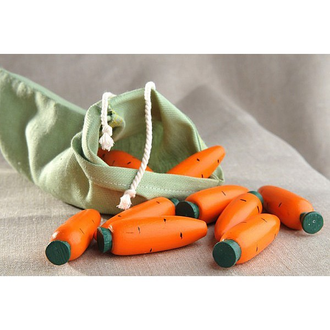Счетный материал Морковки в льняном мешочке