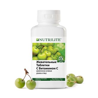 NUTRILITE™ Жевательные таблетки с витамином С (100 табл)