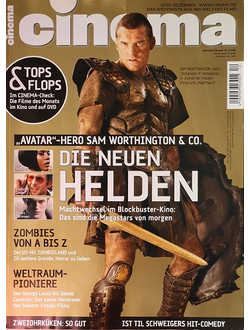 Cinema Magazine November December 2009 Sam Worthington, Иностранные журналы о кино, Intpressshop