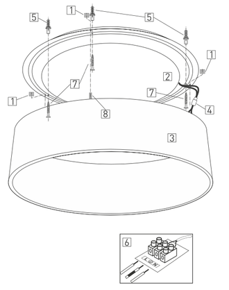 SP-TOR-RING-SURFACE-R460-33W (WH, 120 deg)