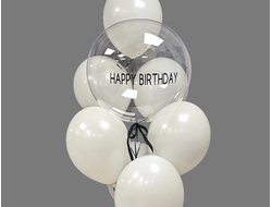 Сет из гелиевых шаров "Снежный"