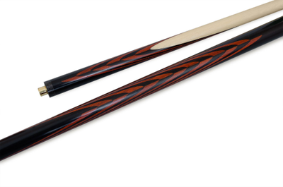 Кий / пирамида 2-pc "Шахматы" (черный граб, граб)