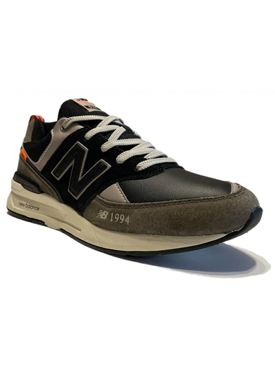 New Balance 574 Dark Olive Blue Grey мужские
