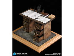 Полевой офицерский стол времен Первой Мировой - Коллекционная ДИОРАМА 1/6 WW1 War Desk Diorama Set (E60062) - DID