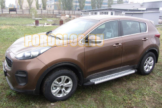 Пороги на Kia Sportage (2018-2021) Bmw Style V3
