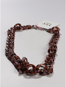 Цепочка  "Коричневый акрил"