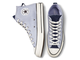 Кеды Converse Chuck 70 Crafted Stripe голубые высокие в полоску