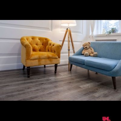 SPC ламинат Damy Floor Family Дуб Рустикальный Черный / Rustic Black Oak TCM369-7 43 класс толщина 4.0 мм с фаской замковый 2.635 м2