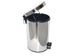 Урна с механизмом поднятия крышки GB-5L (хром)